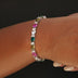 Multicolor Mixed Oval Cut Tennis Necklace + Bracelet Bundle- 5mm