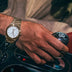 Fluted Bezel Alpha Era in Yellow Gold
