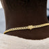 Cadena Micro Eslabones G Helados en Oro Amarillo