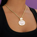 Latina Princess Pendant in Yellow Gold