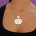 Latina Princess Pendant in Yellow Gold
