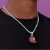 Philadelphia Phillies Official MLB Baseball Cap Pendant in White Gold
