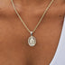 Micro Lady of Guadalupe Pendant