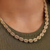 Micro Valentina Necklace in Yellow Gold