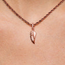 Colgante Micro Ala en Oro Rosa