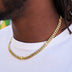 Cadena cubana Miami de 8 mm Golden State Warriors - Oro