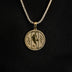 Brooklyn Nets Official NBA Coin Pendant in Yellow Gold