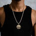 Colgante Oficial de Moneda de la NBA Houston Rockets en Oro Amarillo