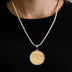 Colgante oficial de moneda NBA de los Sacramento Kings en oro amarillo