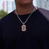 Syracuse University Official NCAA Logo Pendant in White Gold