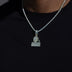 Micro Cleveland Browns Official NFL Logo Pendant Yellow Gold