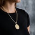 Pittsburgh Steelers Official NFL Coin Pendant in Yellow Gold