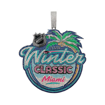 Colgante oficial de oro blanco de la NHL Giant 2026 Winter Classic