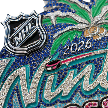 Colgante oficial de oro blanco de la NHL Giant 2026 Winter Classic