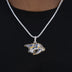 Nashville Predators Official NHL Logo Pendant in White Gold