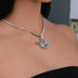 Nashville Predators Official NHL Logo Pendant in White Gold