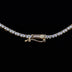 3 Prong Tennis Necklace in Yellow Gold -2mm