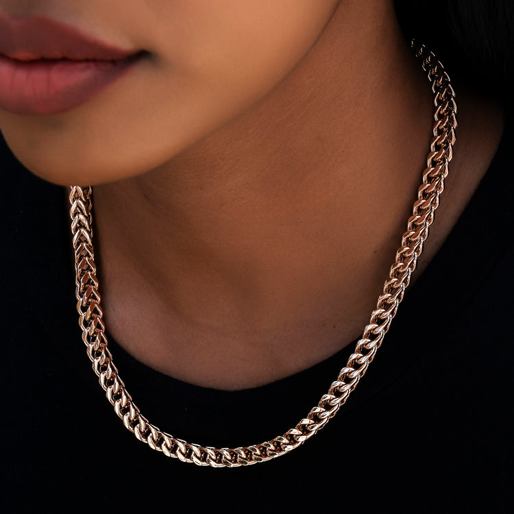 Franco Chain in Rose Gold- 6mm