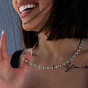 Valentina Chain in White Gold - 7mm