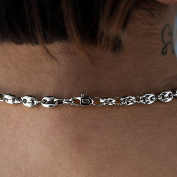 Valentina Chain in White Gold - 7mm