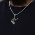 Pittsburgh Steelers Official NFL Vintage Logo Pendant in Yellow Gold