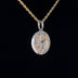 Athletes Guardian Pendant in Yellow Gold