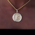 Athletes Guardian Pendant in Yellow Gold