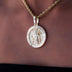 Athletes Guardian Pendant in Yellow Gold
