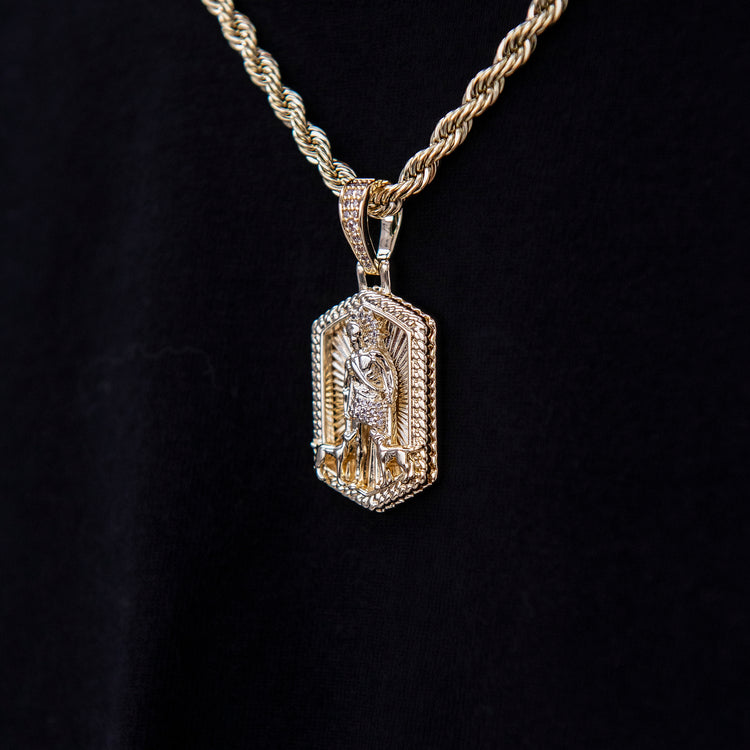San Lazaro Pendant in Yellow Gold