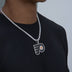Philadelphia Flyers Official NHL Logo Pendant in White Gold