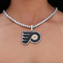 Philadelphia Flyers Official NHL Logo Pendant in White Gold