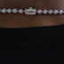 Collar lariat oficial de los Philadelphia Phillies de la MLB en oro blanco
