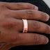 Diamond Edge Ring in Rose Gold