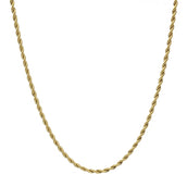 Youth Rope Chain in Yellow Gold - 2mm