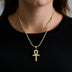 Simple Ankh Pendant in Yellow Gold