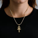 Colgante Ankh Sencillo en Oro Amarillo