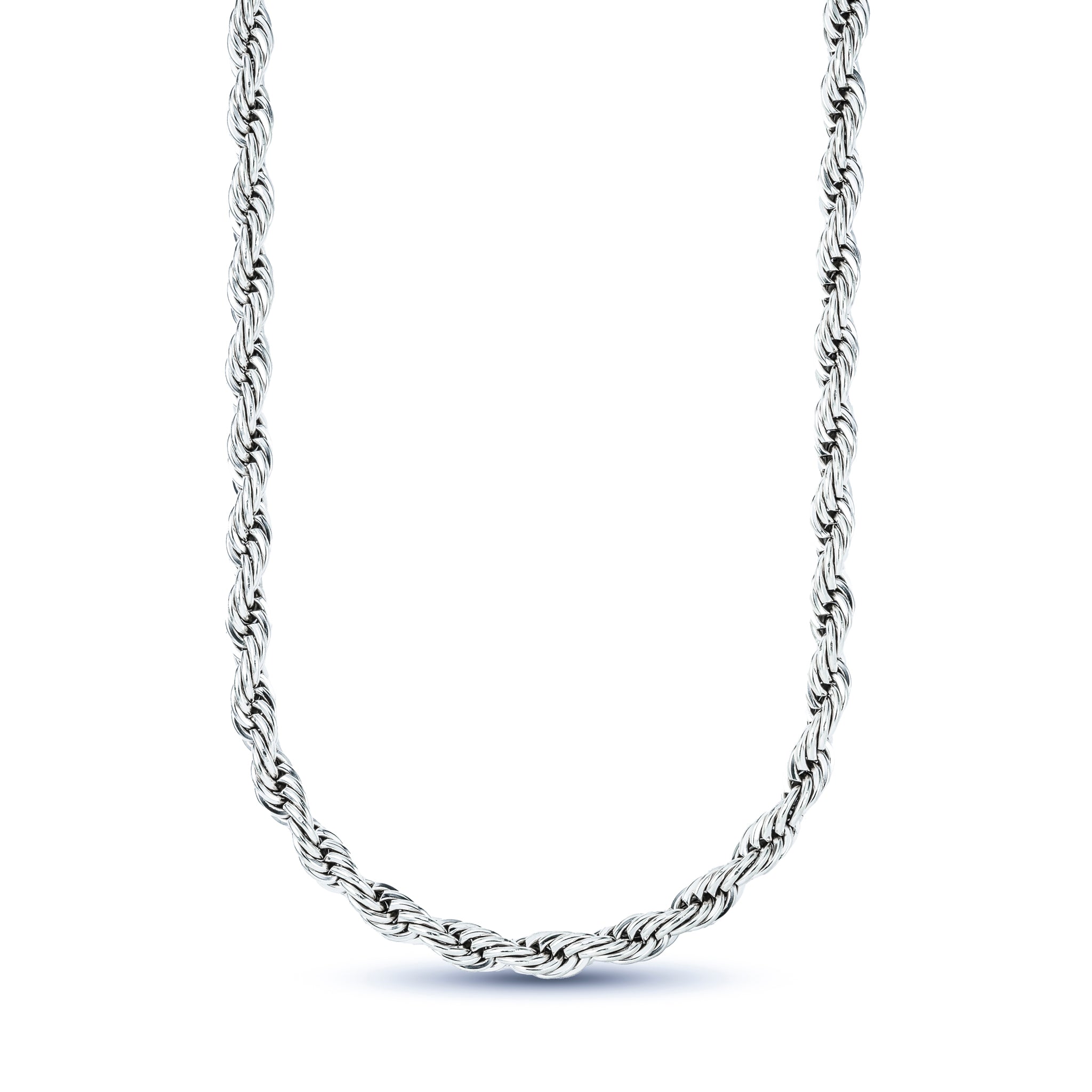 Rope Chain | Men's 6MM Sterling Silver | GLD- The GLD Shop