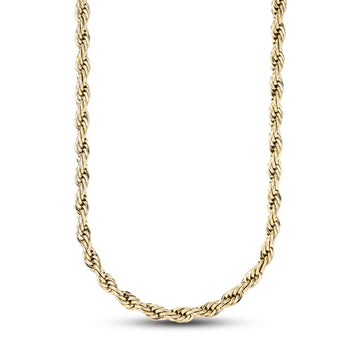 Rope Chain in Yellow Gold Vermeil - 6mm