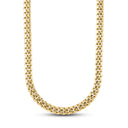 Miami Cuban Necklace in Hollow Yellow Gold - 8mm