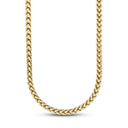 Franco Chain in Hollow Yellow Gold - 6mm