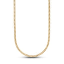 Franco Chain in Hollow Yellow Gold - 4mm