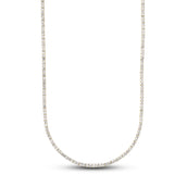 Men's Moissanite Diamond Tennis Chain in Yellow Gold Vermeil - 2mm