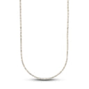 Men's Moissanite Diamond Tennis Chain in Yellow Gold Vermeil - 2mm