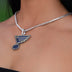 St. Louis Blues Official NHL Logo Pendant in White Gold