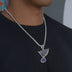 St. Louis Blues Official NHL Logo Pendant in White Gold