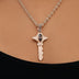 Star Key Pendant in Rose Gold