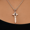 Star Key Pendant in Rose Gold