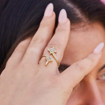 GLD Signature Star Ring - Yellow Gold Vermeil