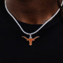 Colgante con el logotipo oficial de los Texas Longhorns de la NCAA