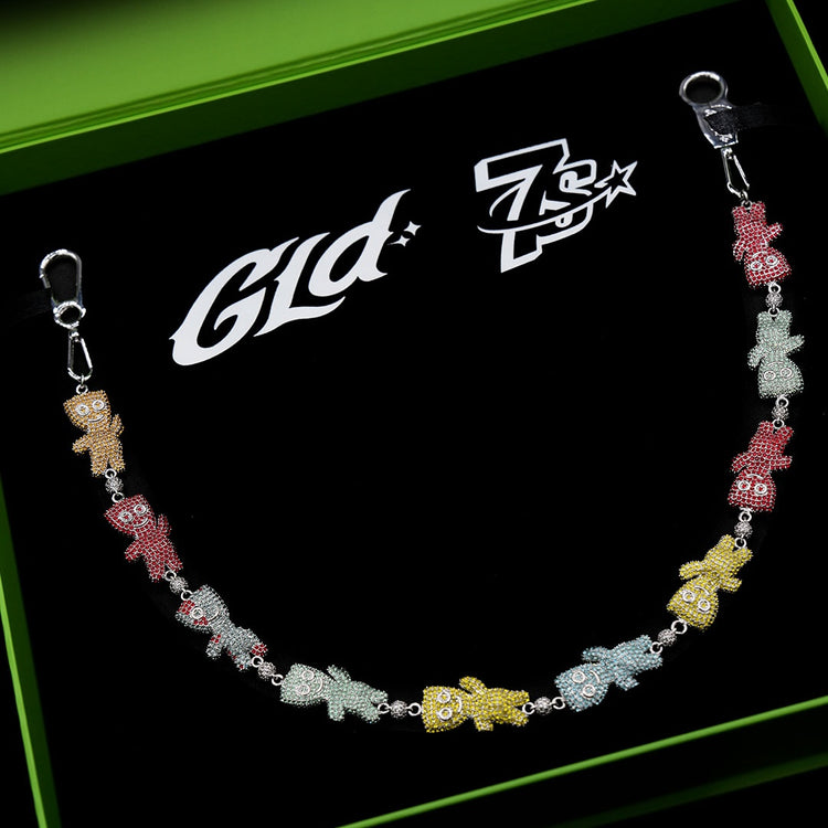 GLD X Triple Sevens Miami Sour Sevens Wallet Chain